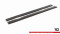 Seitenschweller Ansatz Cup Leisten für RENAULT CLIO MK3 RS schwarz Hochglanz