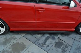 Seitenschweller Ansatz Cup Leisten passend für Seat Leon Mk1 Cupra schwarz Hochglanz