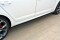 Seitenschweller Ansatz Cup Leisten für Skoda Octavia RS Mk3 / Mk3 FL Hatchback / Kombi schwarz Hochglanz