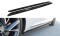 Seitenschweller Ansatz Cup Leisten für Skoda Superb Mk3 schwarz Hochglanz