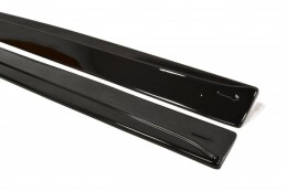 Seitenschweller Ansatz Cup Leisten für TOYOTA CELICA T23 TS vor Facelift schwarz Hochglanz