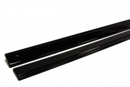 Seitenschweller Ansatz Cup Leisten V.1 passend für VW Golf 7 R / R-Line schwarz Hochglanz