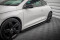 Seitenschweller Ansatz Cup Leisten passend für VW SCIROCCO R schwarz Hochglanz