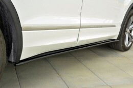 Seitenschweller Ansatz Cup Leisten für Vw Tiguan Mk2 R-Line Carbon Look