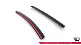 Unterer Heck Spoiler Aufsatz Abrisskante passend für BMW M3 / 3 M-Paket E36 Coupe GT Klasse schwarz Hochglanz