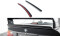 Unterer Heck Spoiler Aufsatz Abrisskante passend für BMW M3 / 3 M-Paket E36 Coupe GT Klasse schwarz Hochglanz