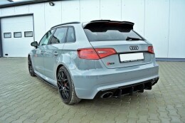 Heck Ansatz Diffusor Heckschürze für Audi RS3 8VA SPORTBACK
