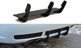 Heck Ansatz Diffusor passend für Heckschürze passend für AUDI RS4 B5