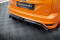 Heck Ansatz Diffusor passend für Ford Focus ST Mk2 FL schwarz Hochglanz