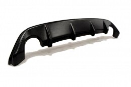 Heck Ansatz Diffusor passend für Ford Focus ST Mk2 schwarz Hochglanz
