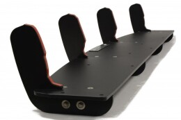 Street Pro Heckschürze Heck Ansatz Flaps passend für Audi A6 S-Line C7 (auspuffendrohr 1x2)