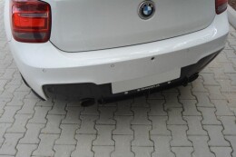 BMW 1er F20/F21 M-POWER Heck Ansatz Diffusor passend für Heckschürze passend für & Heck Ansatz Flaps Diffusor passend für (vor Facelift)