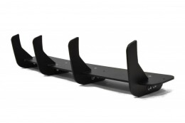 Heck Ansatz Diffusor passend für Heckschürze passend für & Heck Ansatz Flaps Diffusor passend für BMW 4er Coupe / Gran Coupe / Cabrio M-Paket F32 / F36 / F33