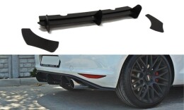 VW GOLF 7 GTI Heck Ansatz Diffusor passend für Heckschürze passend für & Heck Ansatz Flaps Diffusor passend für