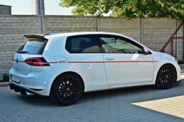 VW GOLF 7 GTI Heck Ansatz Diffusor passend für Heckschürze passend für & Heck Ansatz Flaps Diffusor passend für