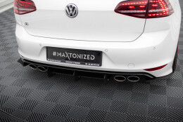 VW GOLF 7 R HATCHBACK Heck Ansatz Diffusor passend für Heckschürze passend für & Heck Ansatz Flaps Diffusor passend für