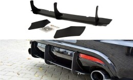 VW SCIROCCO R Heck Ansatz Diffusor passend für Heckschürze passend für & Heck Ansatz Flaps Diffusor passend für