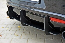 VW SCIROCCO R Heck Ansatz Diffusor passend für Heckschürze passend für & Heck Ansatz Flaps Diffusor passend für