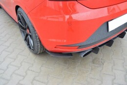 SEAT LEON III CUPRA Heck Ansatz Diffusor passend für...