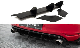 VW GOLF 6 GTI / 35TH Heck Ansatz Diffusor passend für Heckschürze passend für & Heck Ansatz Flaps Diffusor passend für