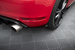 VW GOLF 6 GTI / 35TH Heck Ansatz Diffusor passend für Heckschürze passend für & Heck Ansatz Flaps Diffusor passend für