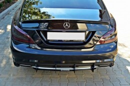 Heck Ansatz Diffusor passend für Heckschürze passend für MERCEDES CLS C218 AMG LINE