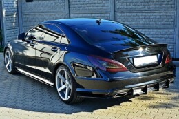 Heck Ansatz Diffusor passend für Heckschürze passend für MERCEDES CLS C218 AMG LINE