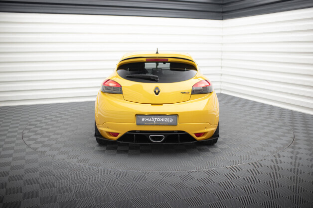 Heck Ansatz Diffusor passend für Heckschürze passend für RENAULT MEGANE MK3 RS