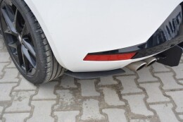 Heck Ansatz Diffusor passend für Heckschürze passend für SEAT LEON III FR