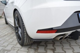 Heck Ansatz Diffusor passend für Heckschürze passend für SEAT LEON III FR