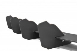 Heck Ansatz Diffusor passend für Heckschürze passend für SEAT LEON III FR