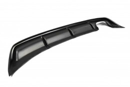 Heck Ansatz Diffusor passend für SEAT LEON III FR schwarz Hochglanz