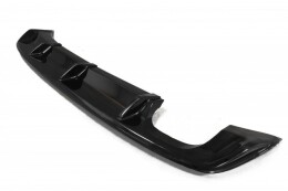 Heck Ansatz Diffusor passend für SEAT LEON III FR schwarz Hochglanz