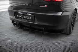 Heck Ansatz Diffusor passend für Heckschürze passend für Seat Leon Mk1 Cupra