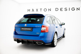 Heck Ansatz Diffusor Heckschürze SKODA OCTAVIA III RS...