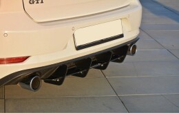 Heck Ansatz Diffusor passend für Heckschürze passend für VW GOLF 7 GTI FACELIFT