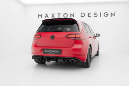 Heck Ansatz Diffusor passend für Heckschürze passend für VW Golf R Mk7 Facelift