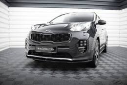 Street+ Spoilerlippe Front Ansatz passend für Kia SPORTAGE mk4 GT-Line schwarz Hochglanz