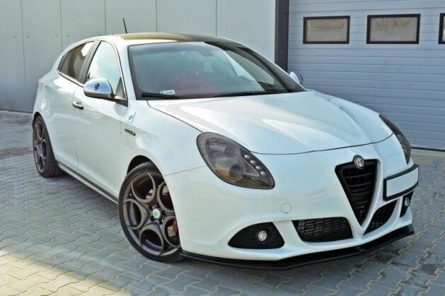 Street+ Spoilerlippe Front Ansatz V.1 passend für Alfa Romeo Giulietta schwarz Hochglanz
