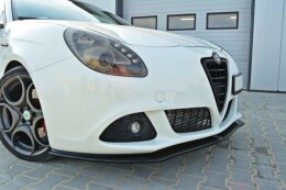 Street+ Spoilerlippe Front Ansatz V.1 passend für Alfa Romeo Giulietta schwarz Hochglanz