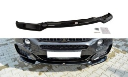 Cup Spoilerlippe Front Ansatz für v.1 BMW X6 F16 M Paket schwarz Hochglanz