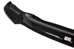 Street+ Spoilerlippe Front Ansatz V.1 passend für BMW X6 F16 M Paket schwarz Hochglanz