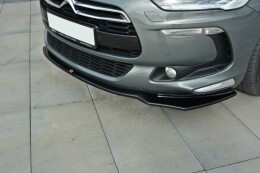 Street+ Spoilerlippe Front Ansatz V.1 passend für Citroen DS5 schwarz Hochglanz