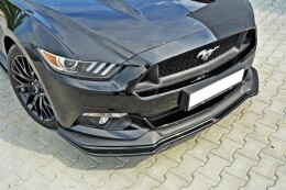 Cup Spoilerlippe Front Ansatz für Ford Mustang GT Mk6 schwarz matt