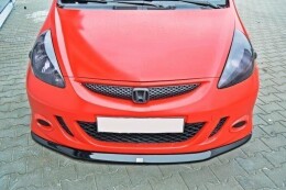 Street+ Spoilerlippe Front Ansatz passend für Honda Jazz Mk1 schwarz Hochglanz