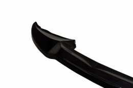 Cup Spoilerlippe Front Ansatz für v.1 INFINITI QX70 schwarz Hochglanz