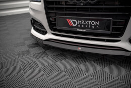 Cup Spoilerlippe Front Ansatz V.2 passend für Audi S8 D4 FL schwarz Hochglanz