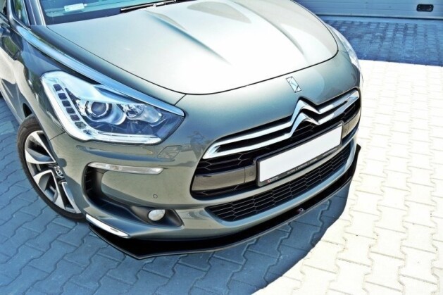 Cup Spoilerlippe Front Ansatz V.2 passend für CITROEN DS5 FACELIFT schwarz matt
