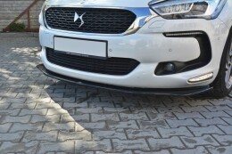 Cup Spoilerlippe Front Ansatz für v.2 CITROEN DS5 FACELIFT schwarz matt