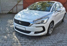 Cup Spoilerlippe Front Ansatz V.2 passend für CITROEN DS5 FACELIFT schwarz matt